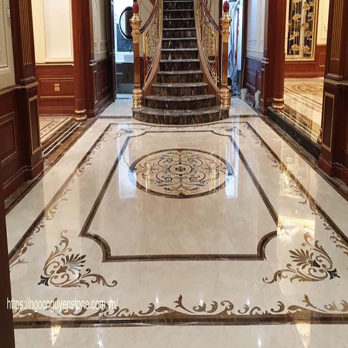 mẫu nền nhà dá marble hoa văn đep